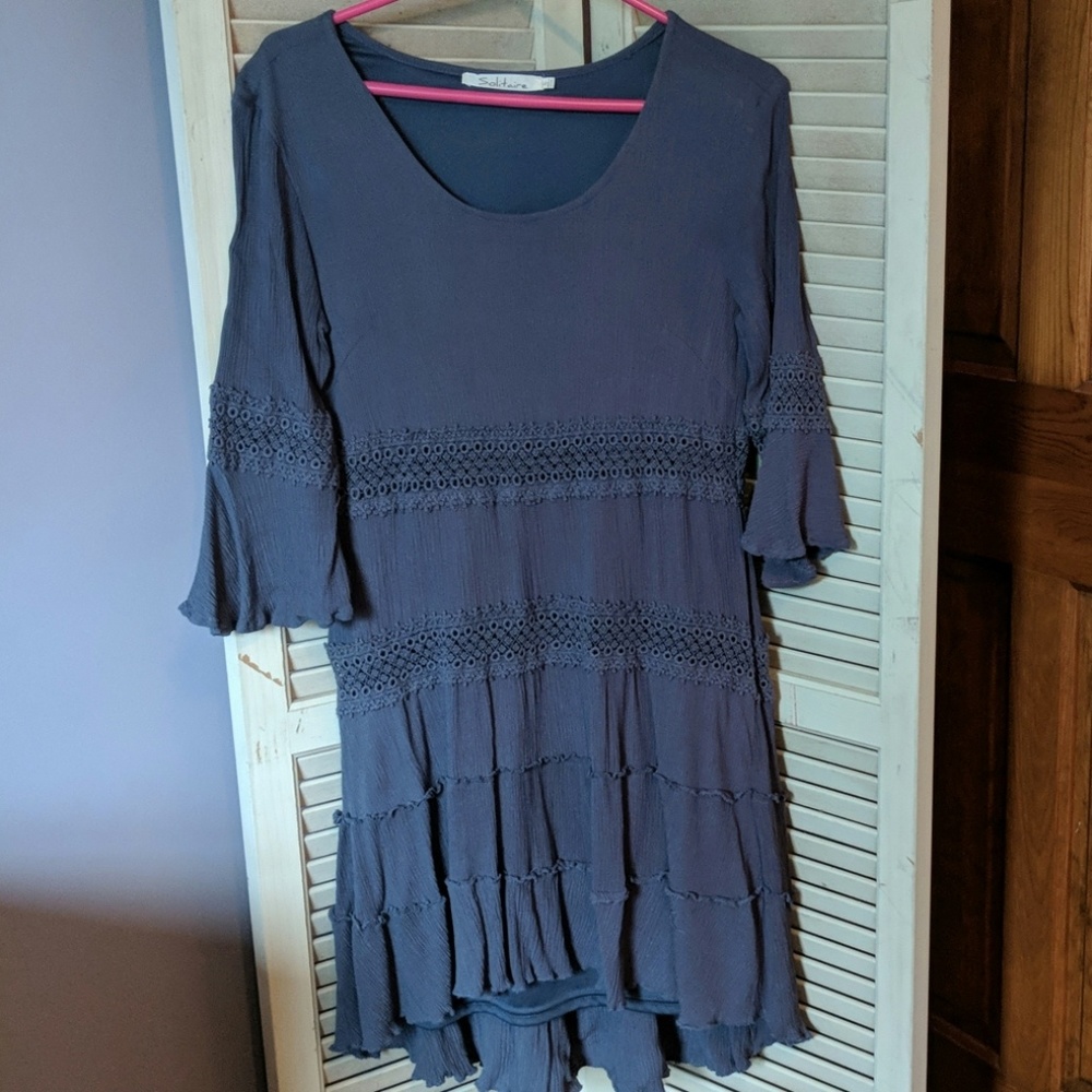 Solitaire juniors flowy dress